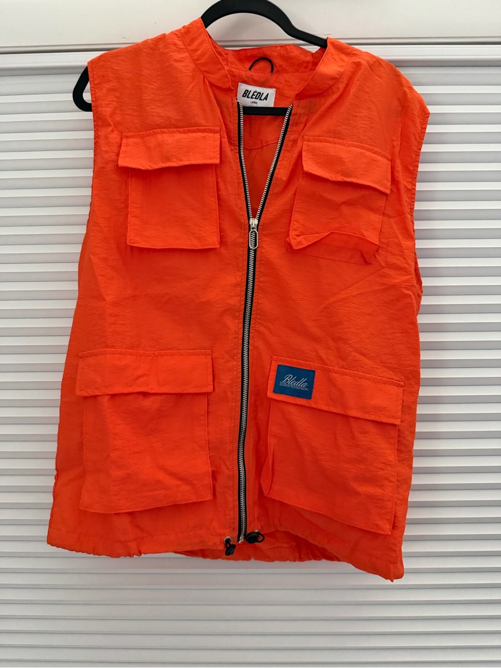 BLÉDLA Orange Utility Vest Jacket